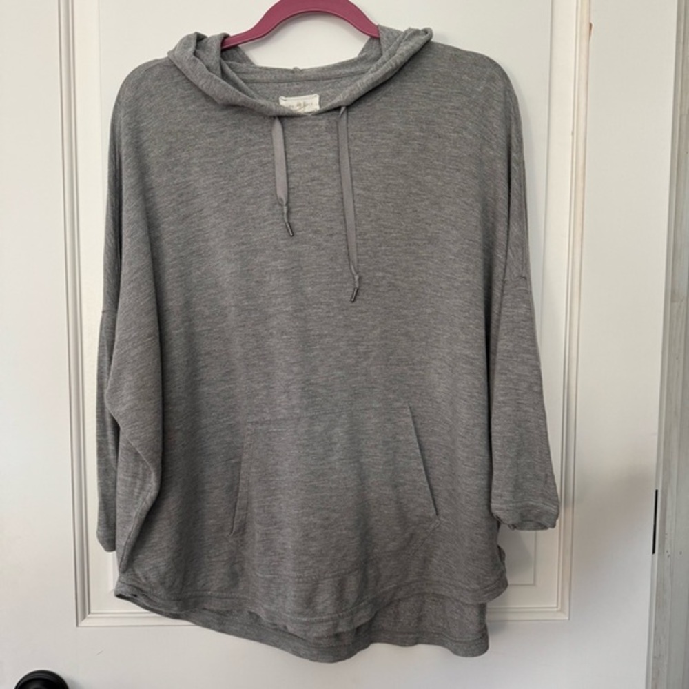 Lou & grey by LOFT Cozy Gray Hoodie